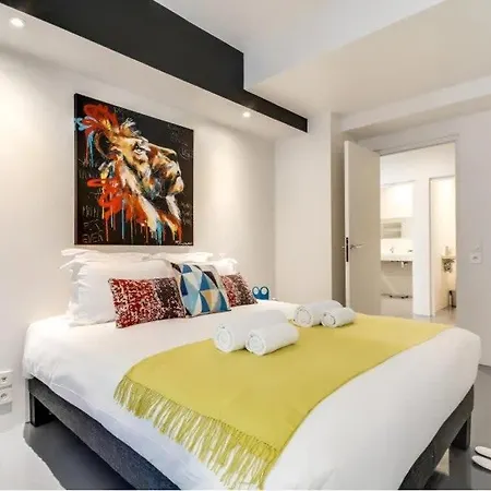 Apartmán Modern And Huge 3bd For 10 Guests In Le Marais! Paříž