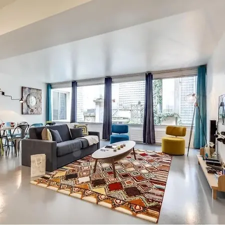 Apartment Modern And Huge 3bd For 10 Guests In Le Marais! Paris
